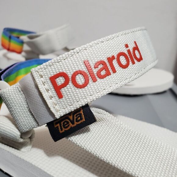 Teva Polaroid Mens Sz 12 Sandals Light Gray (1125392) Hike Camp Water Adjustable - Picture 11 of 12